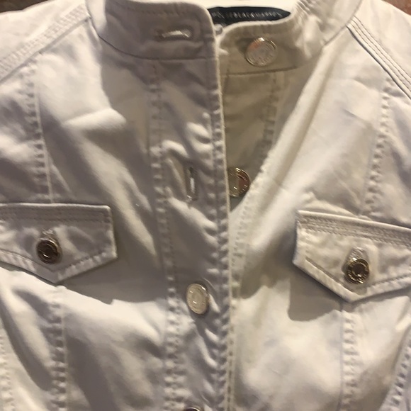 WHBM Light tan fitted jacket with gold buttons - 00P - Picture 2 of 4